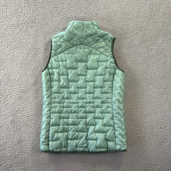 Patagonia Micro Puff Light Puffer Vest Womens Medium Gypsum Green - Picture 10 of 13